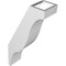 Ekena Millwork 3 1/2-in. W x 8-in. D x 16-in. H Funston Architectural Grade PVC Knee Brace BRCP035X08X16FST - alternate 6